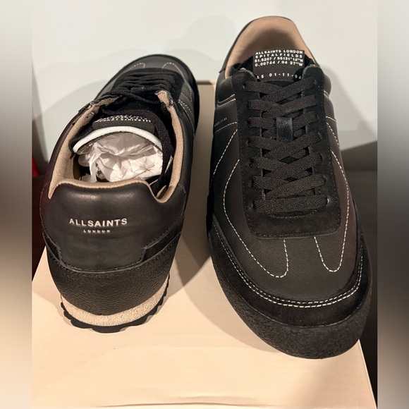 ALLSAINTS Men’s Harry Low Top | color: black | size: 42